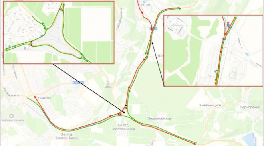Ялтинское кольцо севастополь схема движения